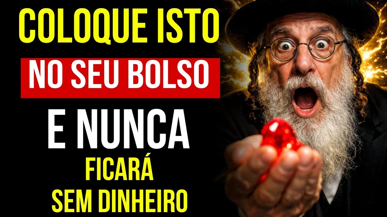 NÃO PULE: Guarde ISTO no seu bolso, você vai me agradecer por TODA A VIDA – Sabedoria Judaica
