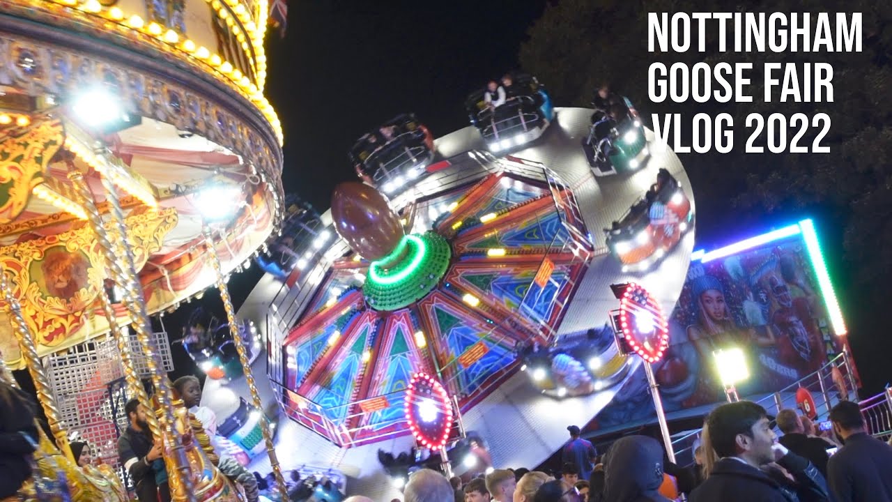 Nottingham Goose Fair Vlog 2022 | IT'S BACK!! Crazy Atmosphere and Super Busy | October 2022