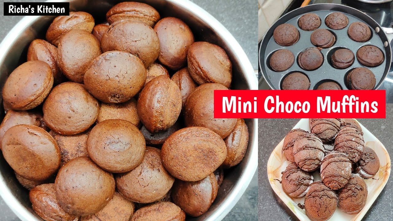 Mini Choco Muffins l @richakitchen-1 #chocomuffinsrecipe #chocoappe #youtubevideo #viralvideo 