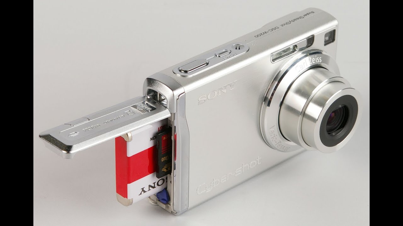 💥Sony Cyber-shot silver DSC-W200 12.1MP Digital Camera💥WORKing Battery💥