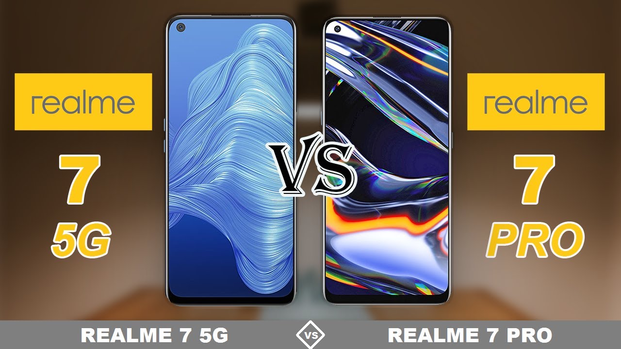 REALME 7 5G vs REALME 7 PRO || Full Specs Comparison