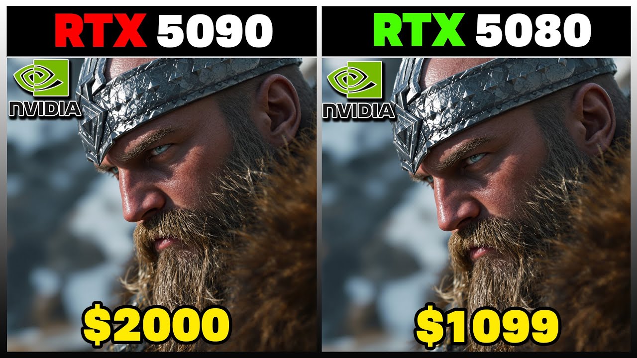 RTX 5090 vs RTX 5080 - FPS Showdown