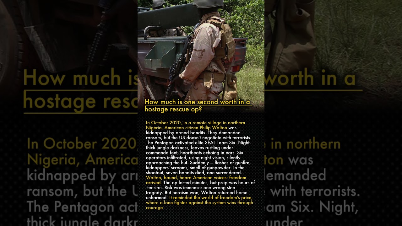 🦅 US Hostage Rescue in Nigeria: Nighttime Heroism ⚔️🌍