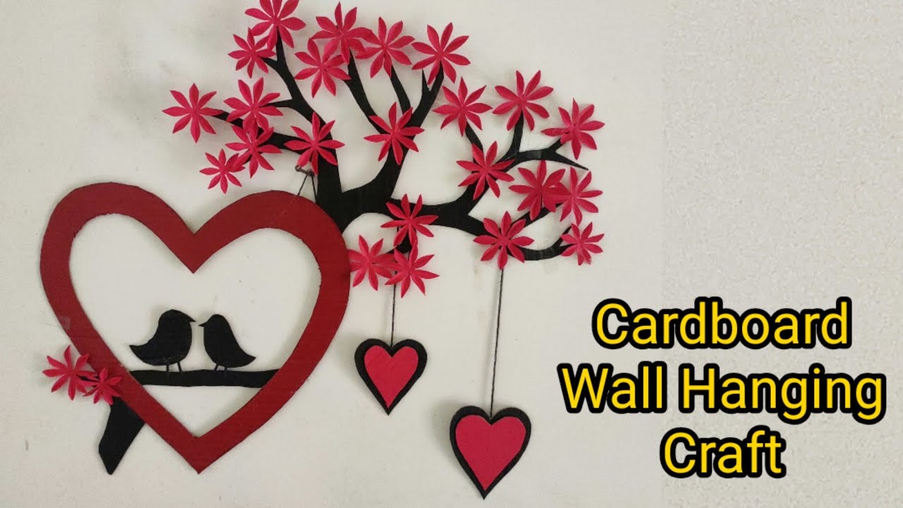 Cardboard Wall Craft | Cardboard wall hanging craft | #wallcraft #wallhangingcraft
