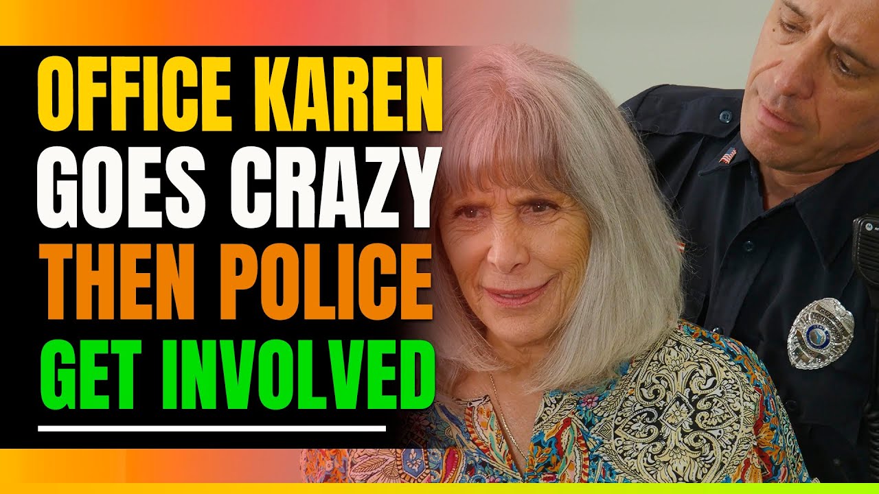 Office Karen Goes Crazy. Cops Are Called