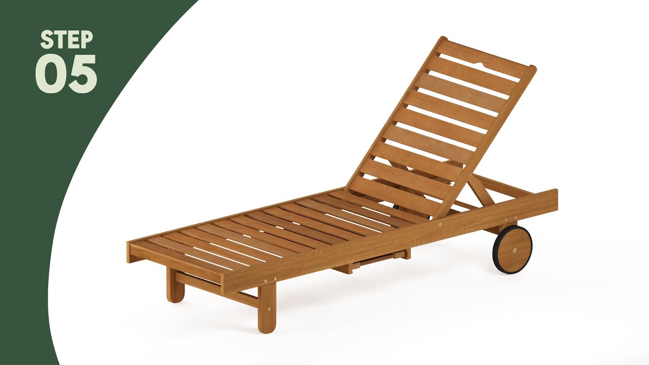 How to Assemble Furinno Sun Lounger, FG17744