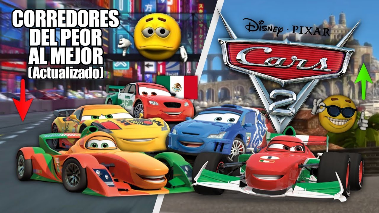 TOP: Corredores de Cars 2 del Peor al Mejor (Mejorado)