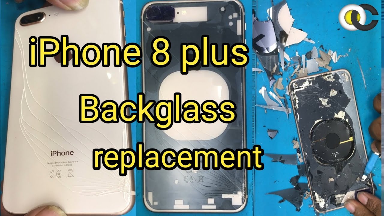 Iphone 8 plus backglass replacement, i phone 8 plus backglass change............