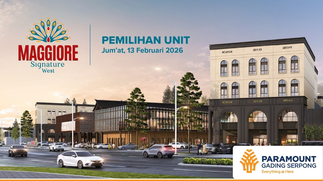 Pemilihan Unit Maggiore Signature West (Tipe Studio Loft) by Paramount Land