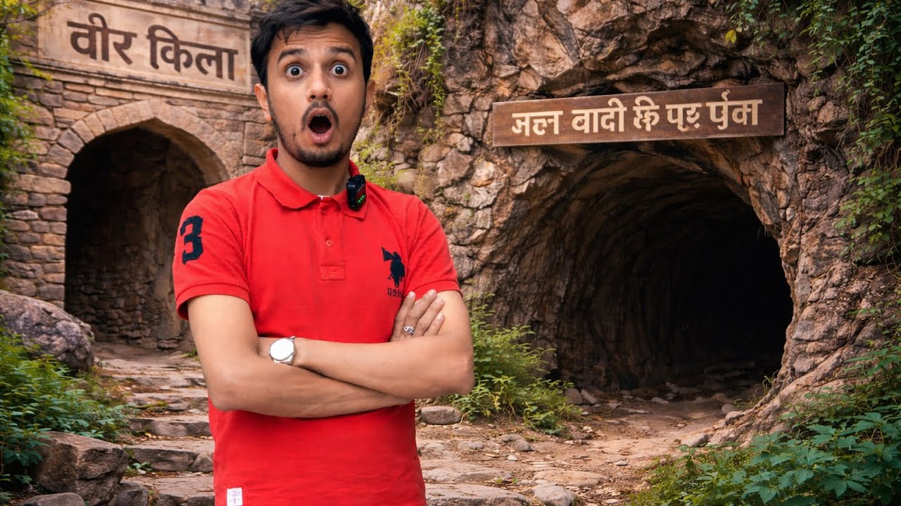येह किला गाव के बीच में किऊ है.!यहाँ एक गुफा जिसे गाव वालो ने भी न्ही देखी 😱🥶भगना पड़ा मच्छरों से 