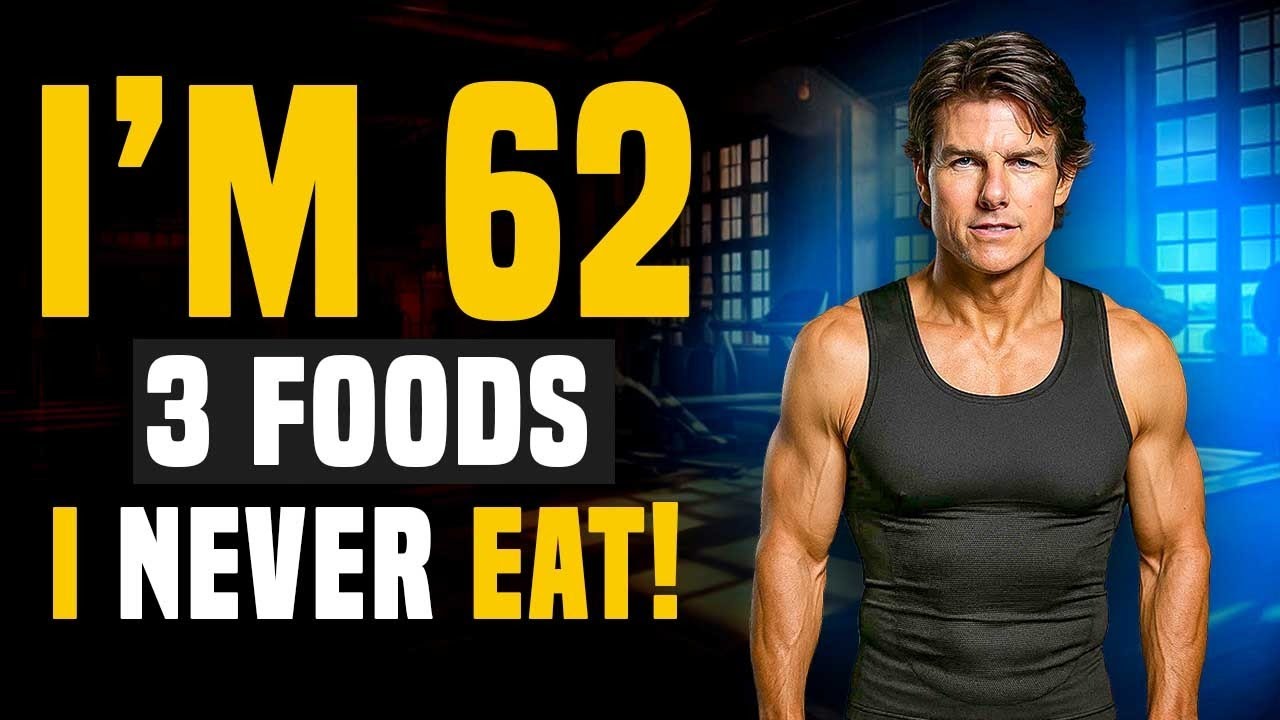 Tom Cruise (62) Still Looks 35! I AVOID 3 FOODS & Don't Get Old