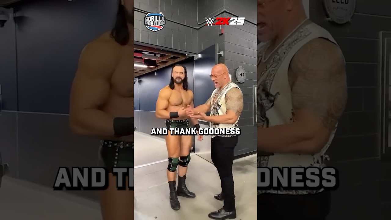 Drew McIntyre opens up about his relationship with The Rock!!