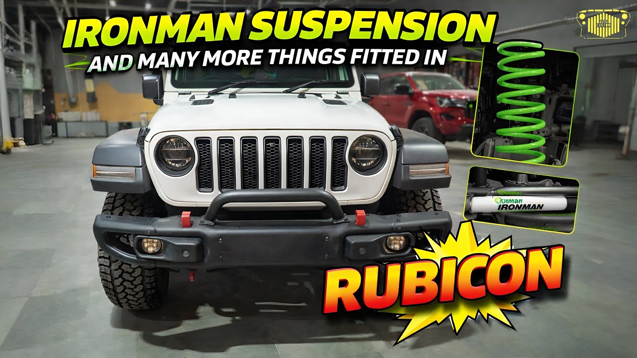 From Stock to Savage 💪 Jeep Rubicon @IRONMAN4X4_International  & Mopar Bumper