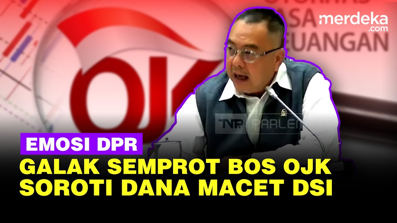 Melotot PDIP DPR Semprot Bos OJK Sebut Banyak Paradoks, Soroti Dana Macet DSI Rp1,2 Triliun