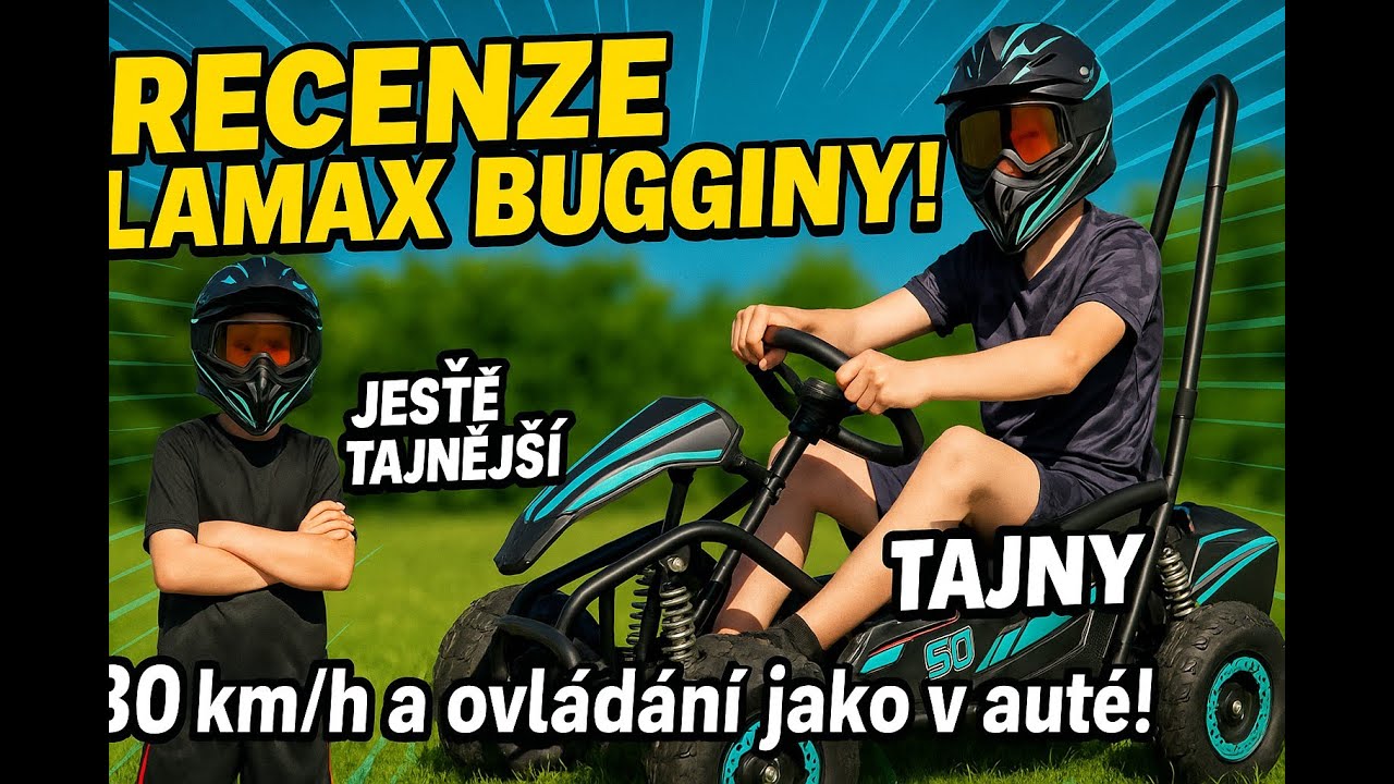 LAMAX eBuggy UTV50 Long Range &ndash; 4 hodiny z&aacute;bavy, ovl&aacute;d&aacute;n&iacute; jako v autě!
