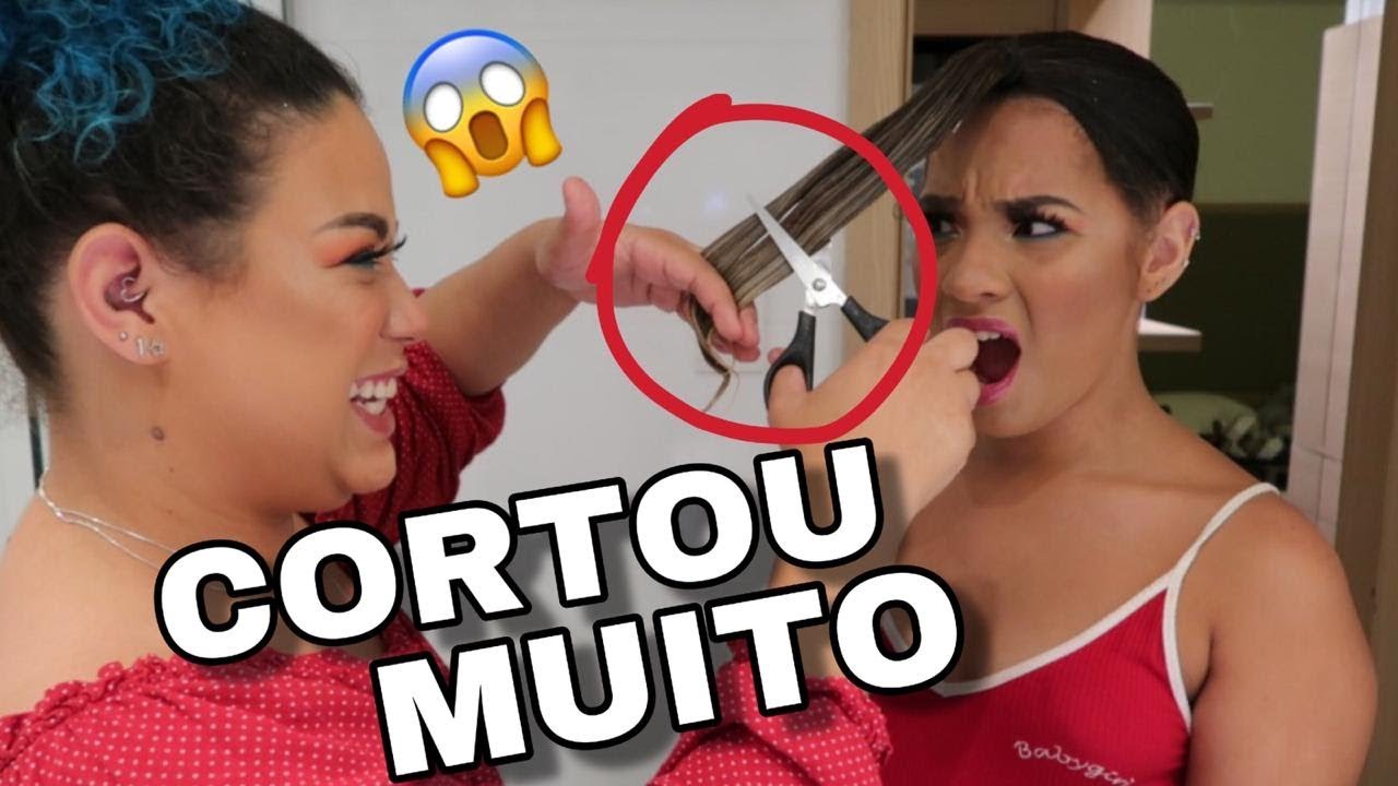 DEIXEI A CA MARTINS CORTAR MEU CABELO OLHA COMO FICOU