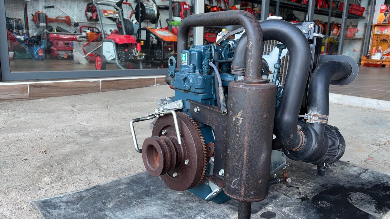 Động Cơ 2 Máy Mini Kubota Z482 Comle Két Nước Siêu Vip 📲 0373453633 - 0972547272