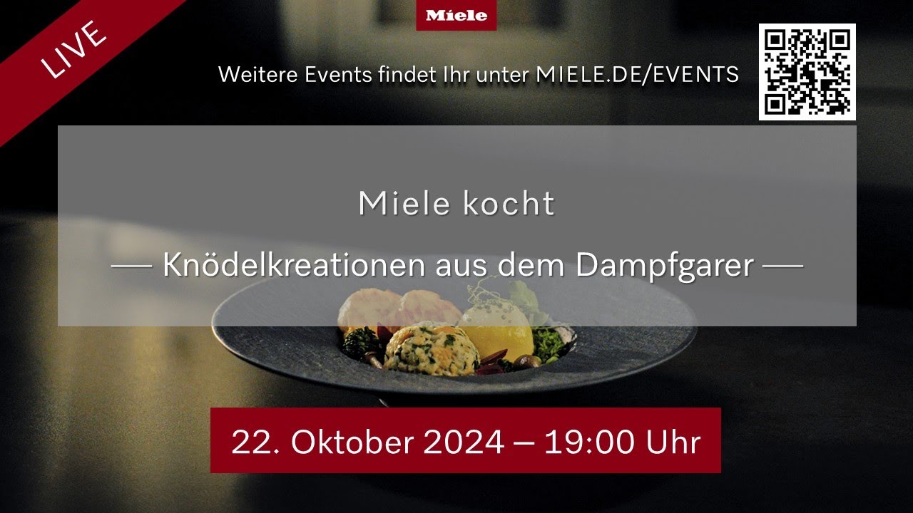 Miele kocht - Knödelkreationen aus dem Dampfgarer