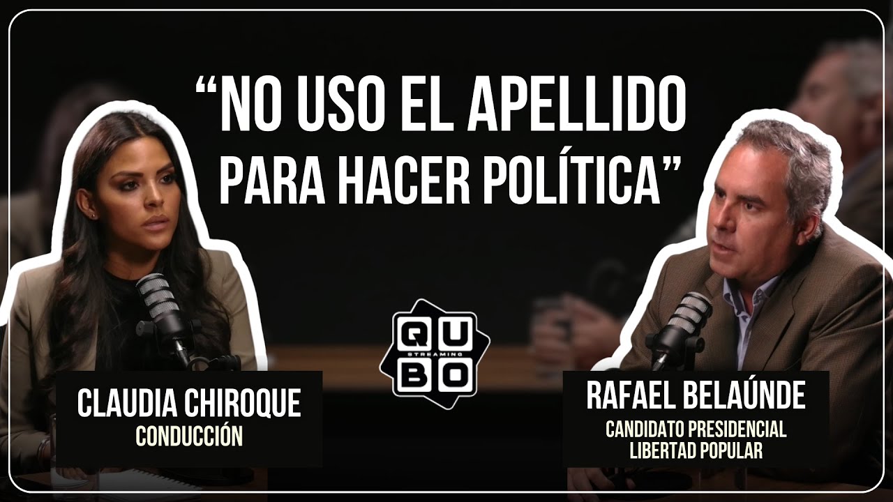 Rafael Belaunde Llosa: quién es, qué propone y cómo piensa enfrentar la inseguridad en Perú | Qubo