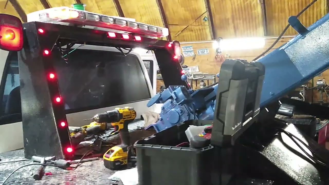 Lights Camera Action! - Tow truck gets some much needed lighting updates