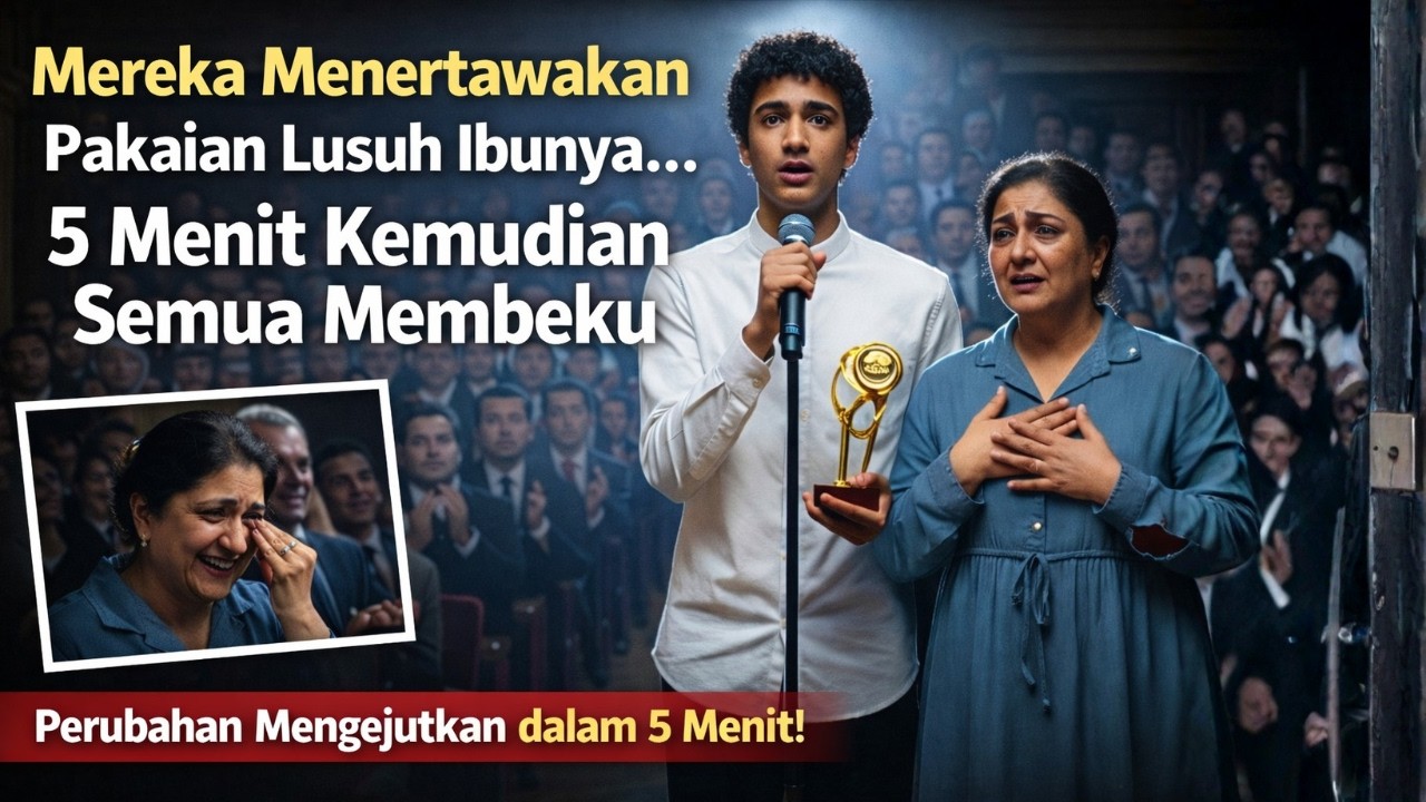 Menertawakan Pakaian Lusuh Ibunya, 5 Menit Kemudian Mereka Menyesal dan Diam!