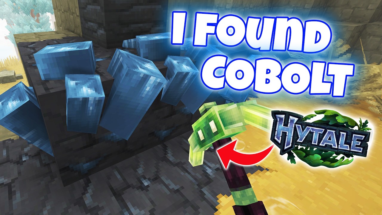 В снежном биоме в поисках кобальта и редкой древесины! | Приключение в Hytale