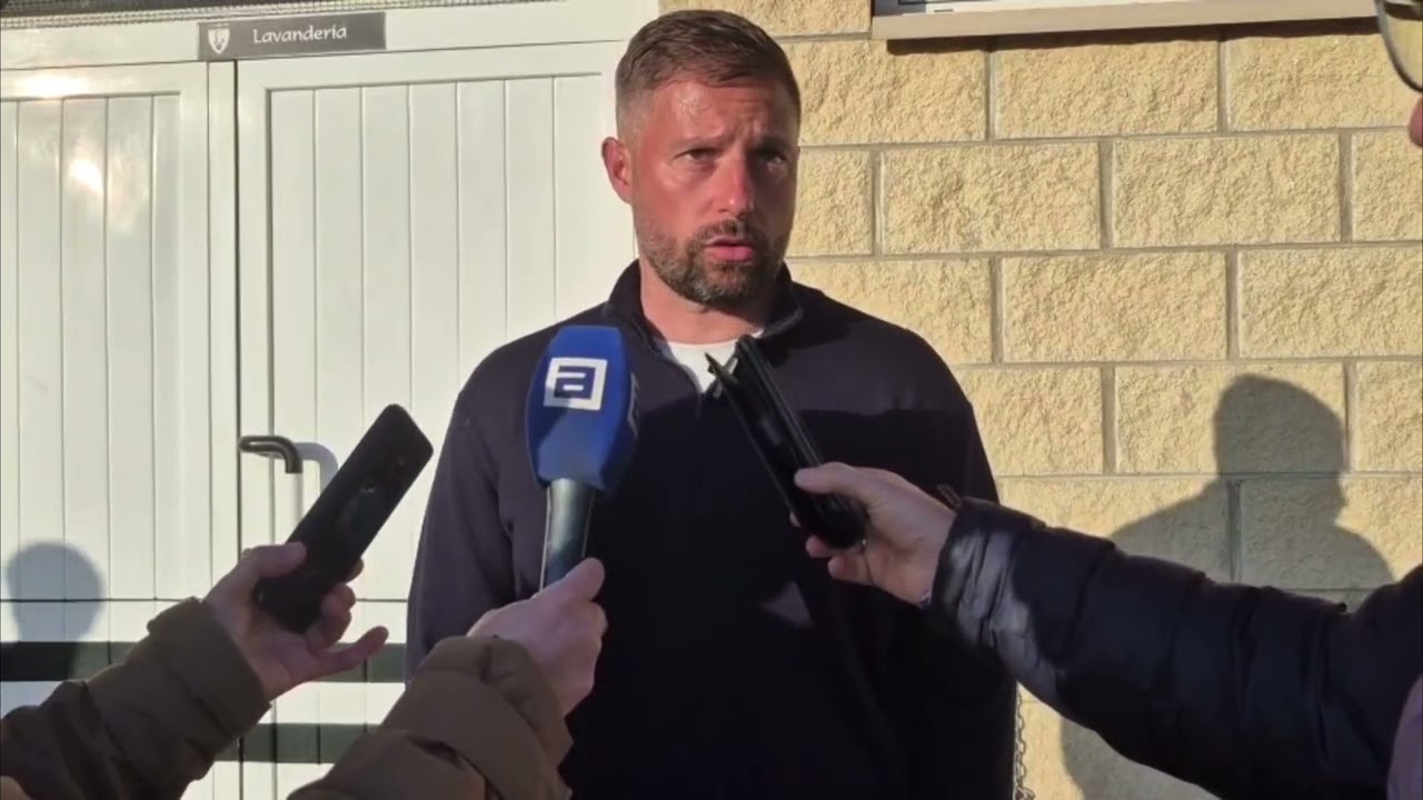 Rueda de prensa de Joaquín Gómez tras la derrota de la Gimnástica Segoviana frente al Lealtad