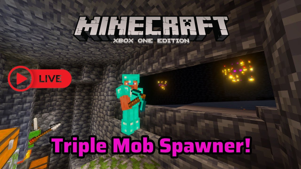 Chill mining session gearing up for the Nether!