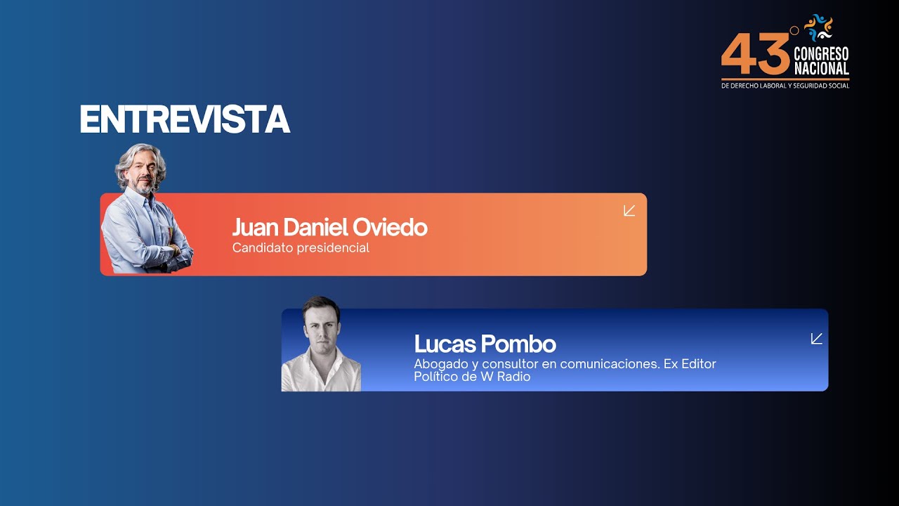 Juan Daniel Oviedo, candidato presidencial, hizo parte del Congreso 43