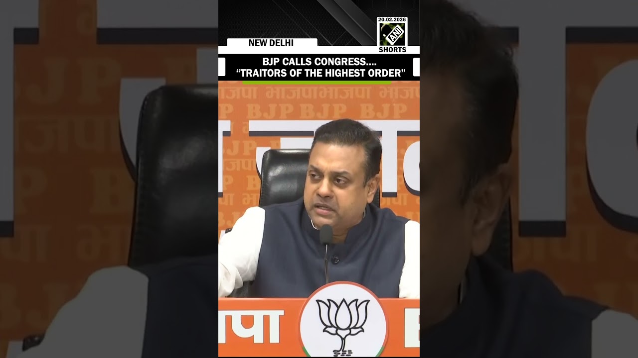 BJP&rsquo;s Sambit Patra slams Congress as &lsquo;traitors of highest order&rsquo; in AI Summit Protest row