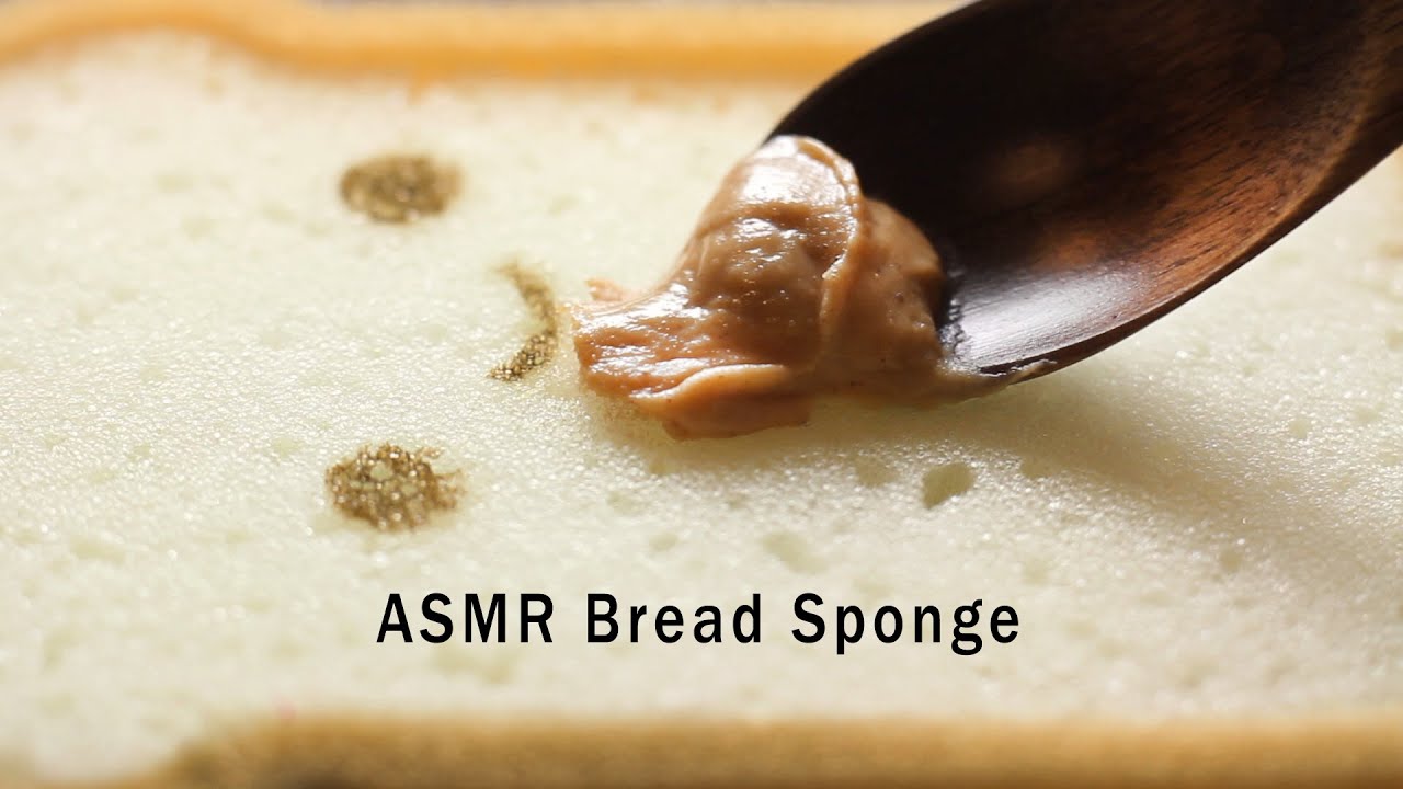 ASMR Close-up Sponge Sounds 👂 Brushing No talking Relaxing Tingly Sleep Study