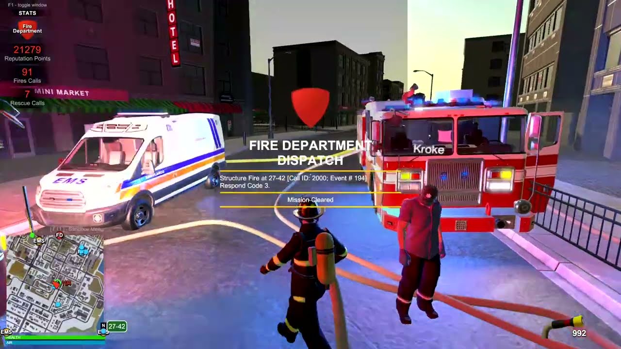 Flashing Lights 🚨  - FD-Duty in COD-Town