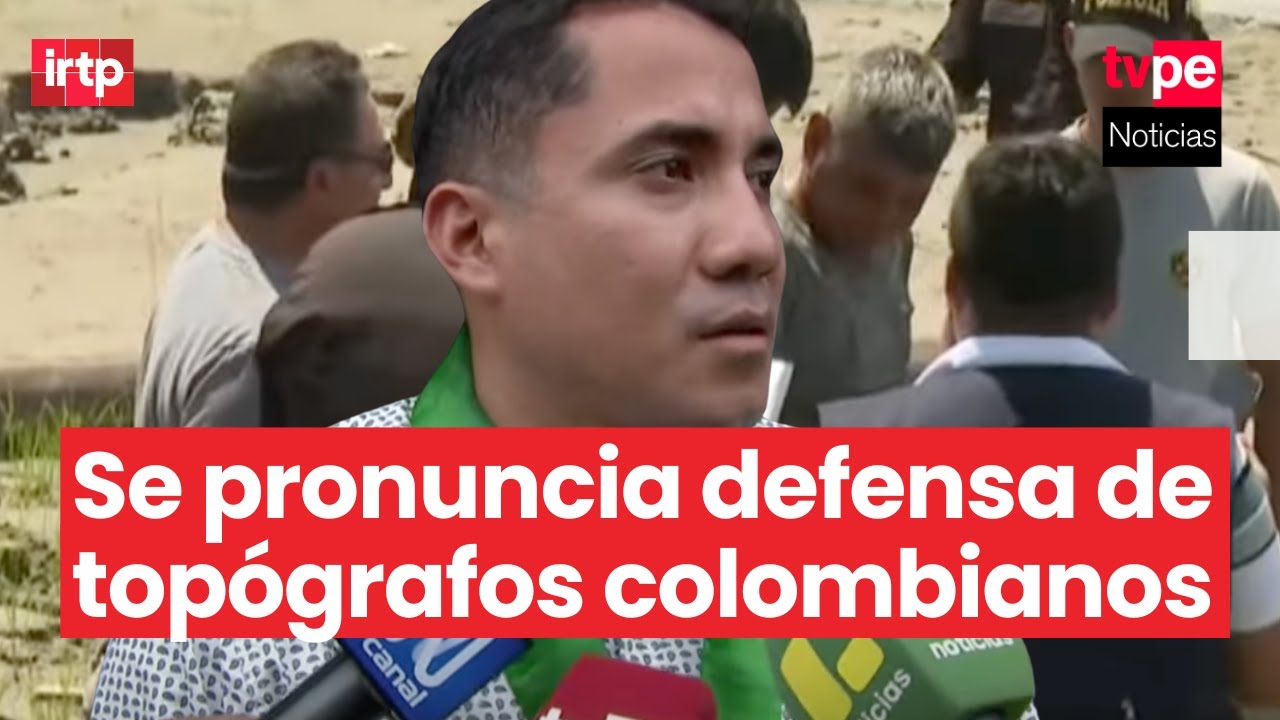 Abogado de los topógrafos colombianos intervenidos se pronuncia tras ampliación de detención