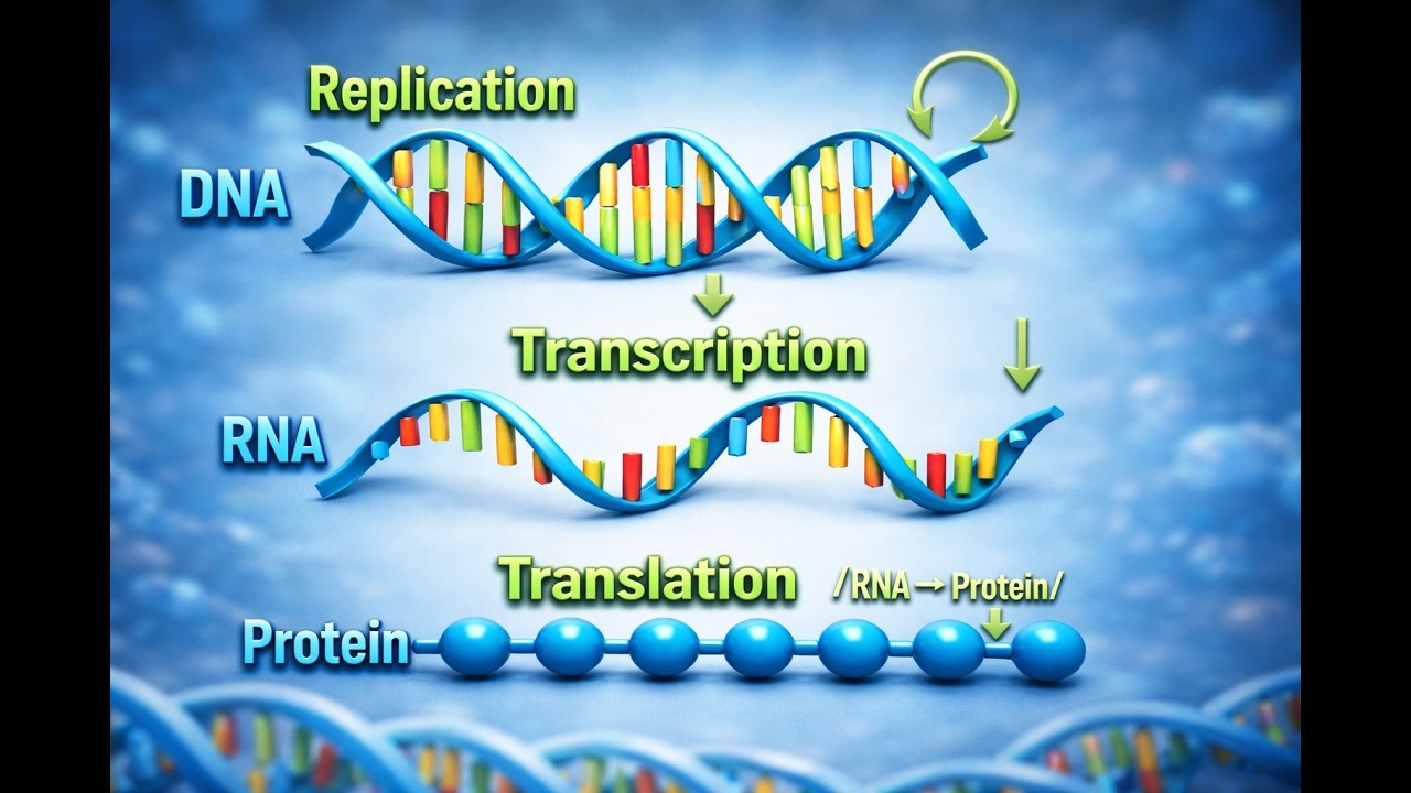 ترانسکریپشن(Transcription) چیست؟ | نسخه‌برداری DNA به RNA به زبان ساده و مفهومی