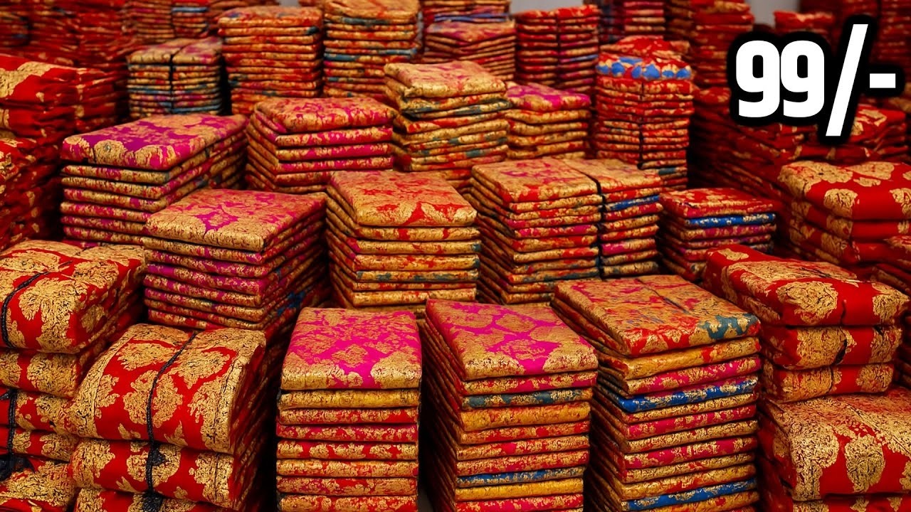 Best Wholesale Market in Surat | Surat Textile Market New Video| Surat Saree Wholesale Market #saree