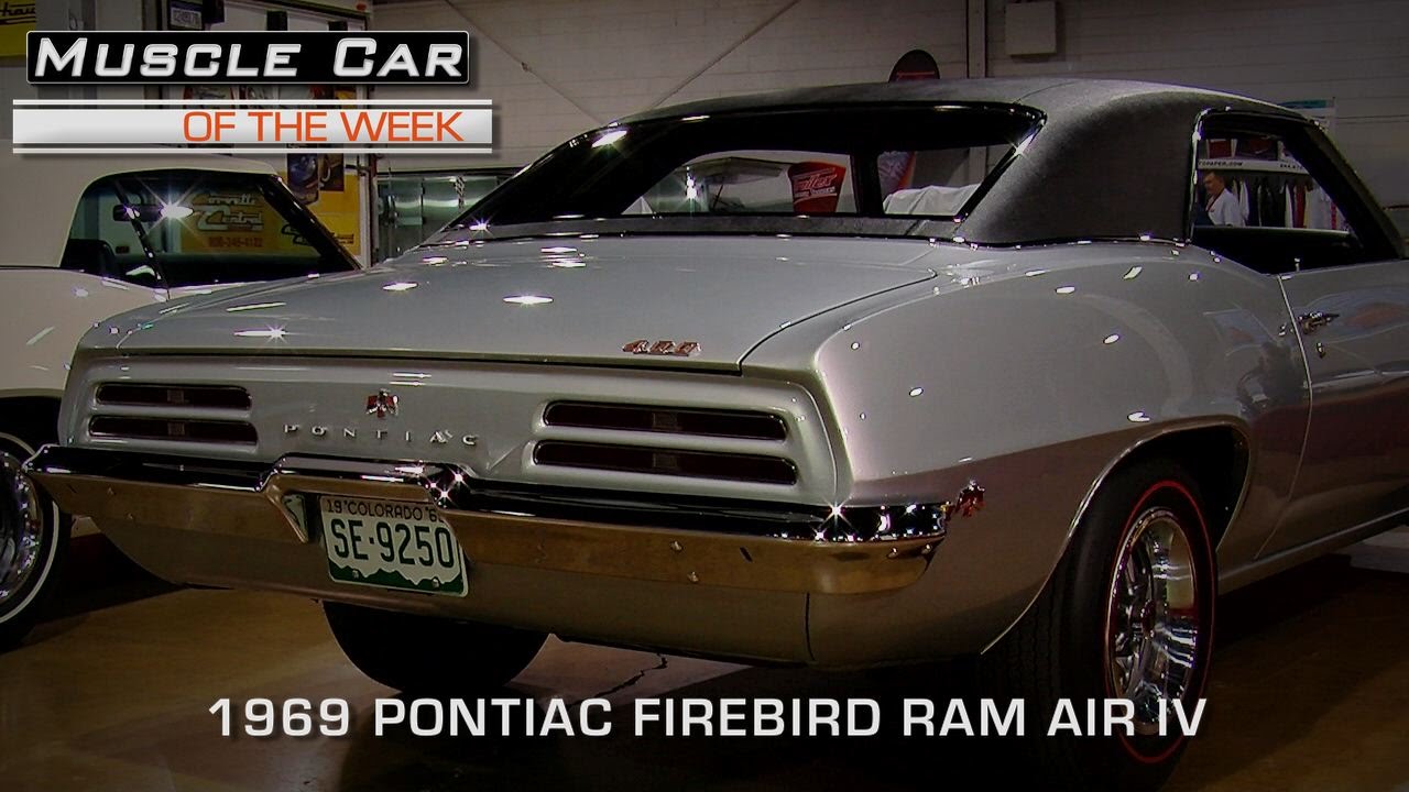 1969 Pontiac Firebird Ram Air IV 4-ступенчатый маслкар недели, видео № 146