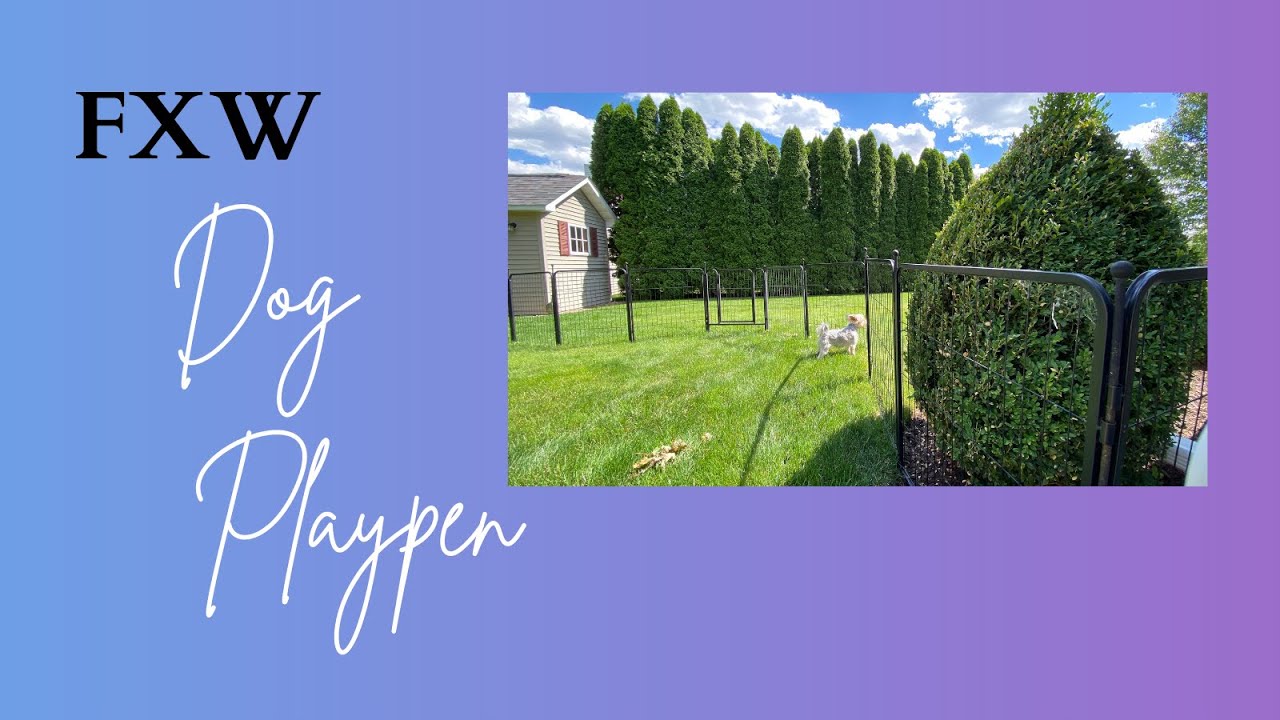 Ultimate Outdoor Fun: Rollick Dog Playpen for Yard & RV Camping 🐾