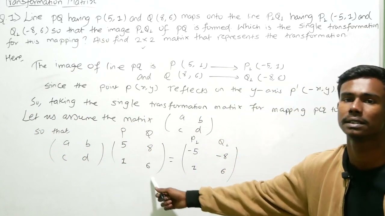 Transformation Matrix | Class 10 | SEE Question With Solutions | Explained in Nepali Login Question