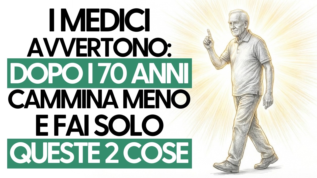 Hai 70-80 anni? SMETTI di Camminare tanto e fai SOLO Queste 2 Cose