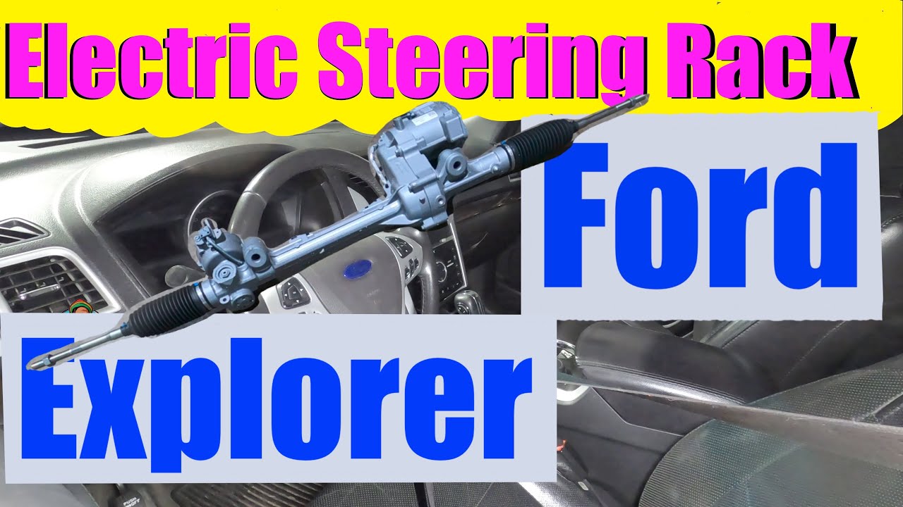 Ford Explorer Electric Rack and Pinion Replacement not super hard kinda easy