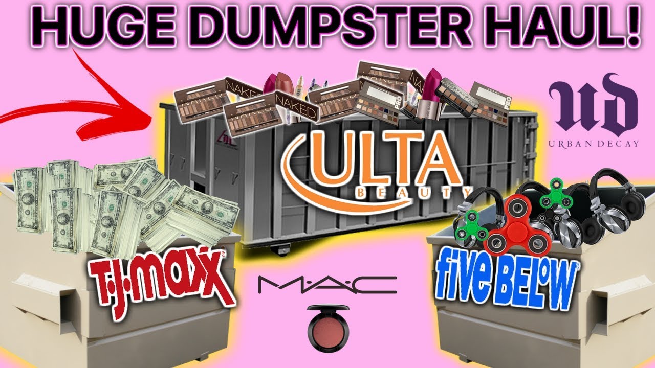 JACKPOT! HUGE DUMPSTER MAKEUP SCORE! |BLOW DRYERS|HEADPHONES| MASSIVE HAUL!