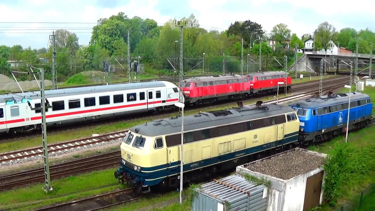 Sound der Diesellok Baureihe 218 - Teil 2 / Legendary sound of the diesel locomotive class 218 - #2