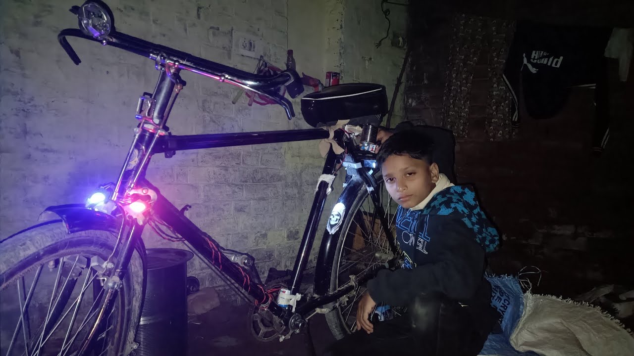 Cycle me light laga di 😀 👌