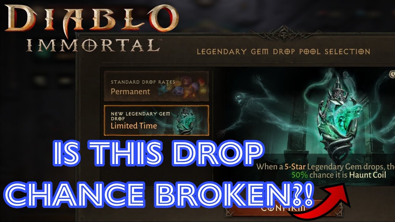 Сломался ли пул Haunt Coil Drop?! - Diablo Immortal