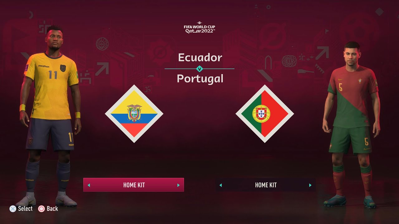 FIFA 23 | FINAL COPA MUNDIAL QATAR 2022 | ECUADOR VS PORTUGAL | 4K 60FPS | PS5 FIFA 23 |