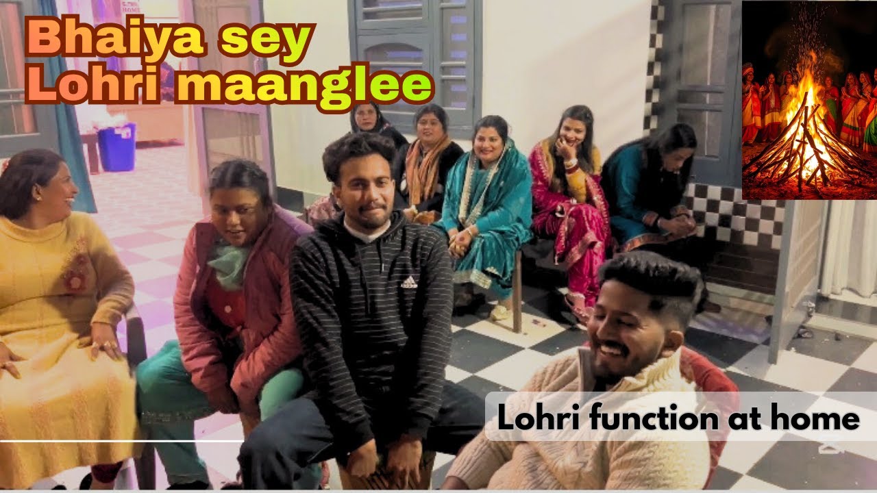 Bhaiya Sey Lohri Manglee! 😂 First Lohri After Marriage @punjabiladka01 | Happy Lohri | #trending