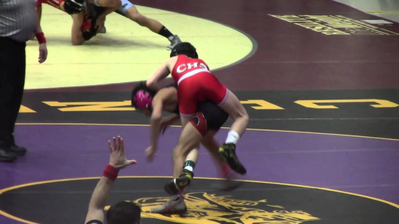 Chris Gomez, Patchogue-Medford vs Danny Colondona, Connetquot - 106 lbs at Hofstra, February 2015