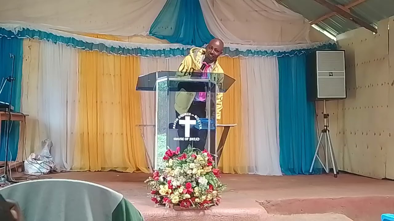 Deacon Wanderi at faith church Ndeiya on 1st march.Isaya 40:27-31. Our strength shall be renewed 