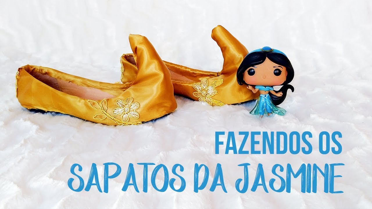 Fazendo os sapatos da Jasmine | PROJETO COSPLAY