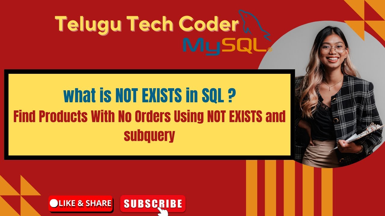 SQL Query: Find products that never were ordered Using NOT EXISTS (Step-by-Step)